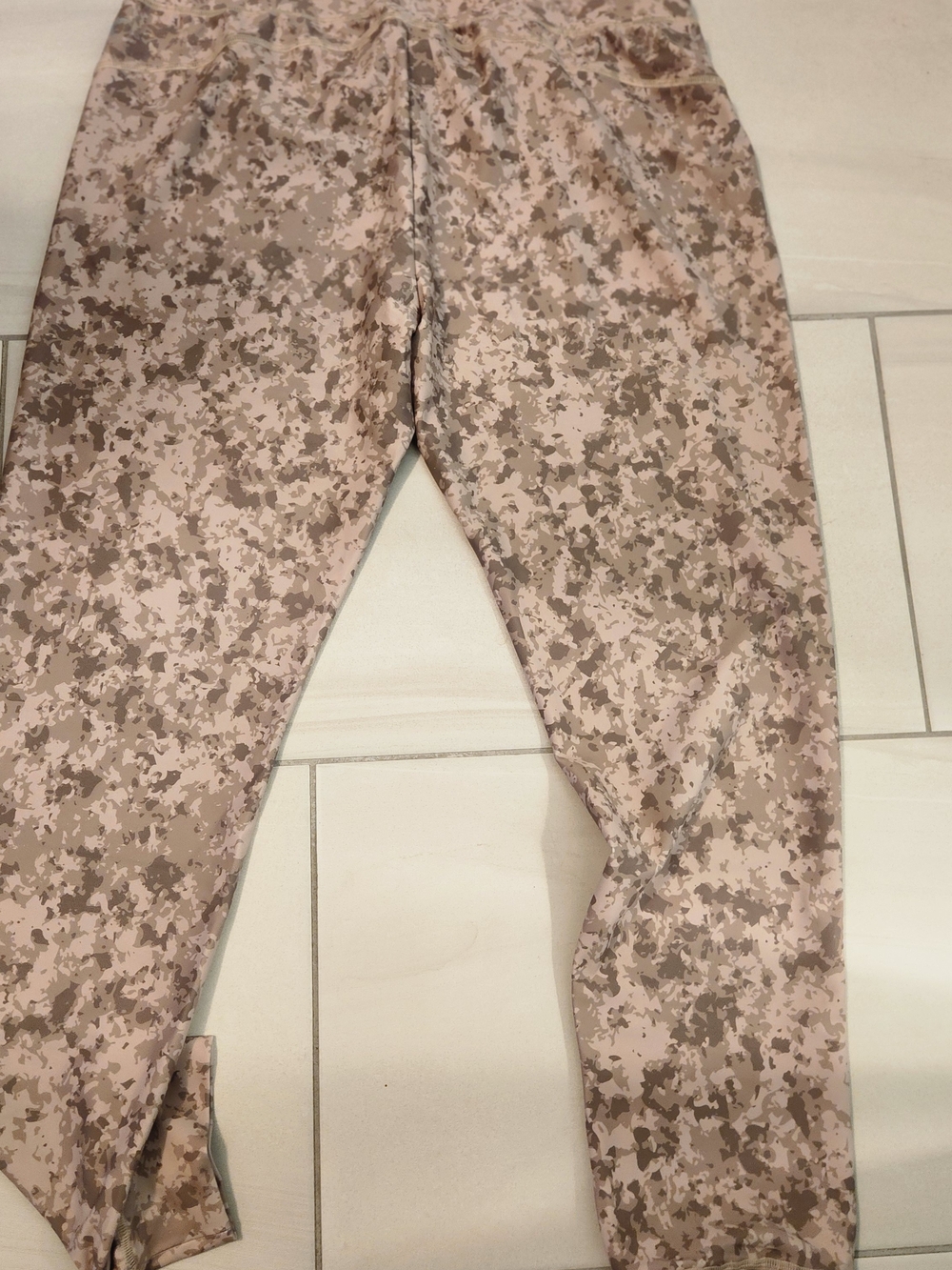 ZYIA Tan and Brown Camo Leggings